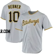 Richie Hebner Men's Pittsburgh Pirates Gray Replica Road Jersey