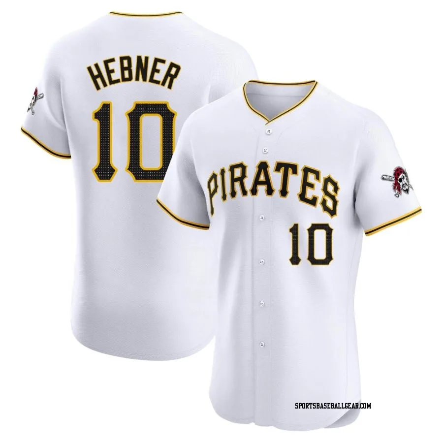 Richie Hebner Men's Pittsburgh Pirates White Elite Home Jersey