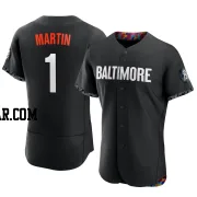 Richie Martin Men's Baltimore Orioles Black Authentic 2023 City Connect Jersey