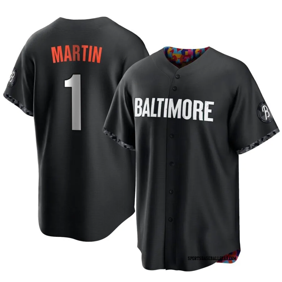 Richie Martin Men's Baltimore Orioles Black Replica 2023 City Connect Jersey