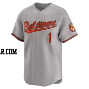 Richie Martin Men's Baltimore Orioles Gray Limited Road Jersey