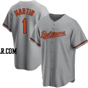 Richie Martin Men's Baltimore Orioles Gray Replica Road Jersey