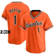 Richie Martin Men's Baltimore Orioles Orange Limited Cooperstown Collection Jersey