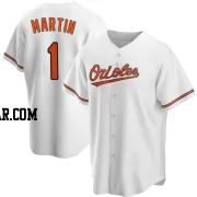 Richie Martin Men's Baltimore Orioles White Replica Home Jersey