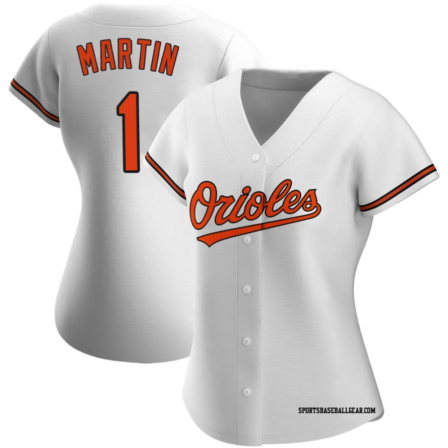 Richie Martin Women's Baltimore Orioles White Authentic Home Jersey