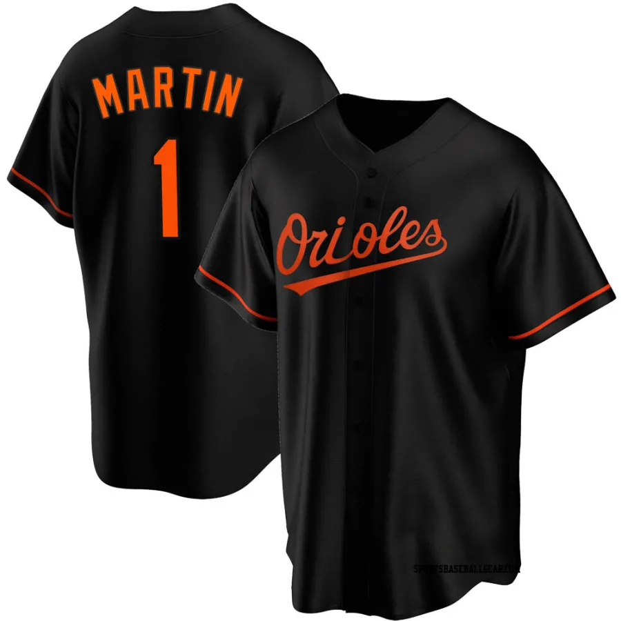 Richie Martin Youth Baltimore Orioles Black Replica Alternate Jersey