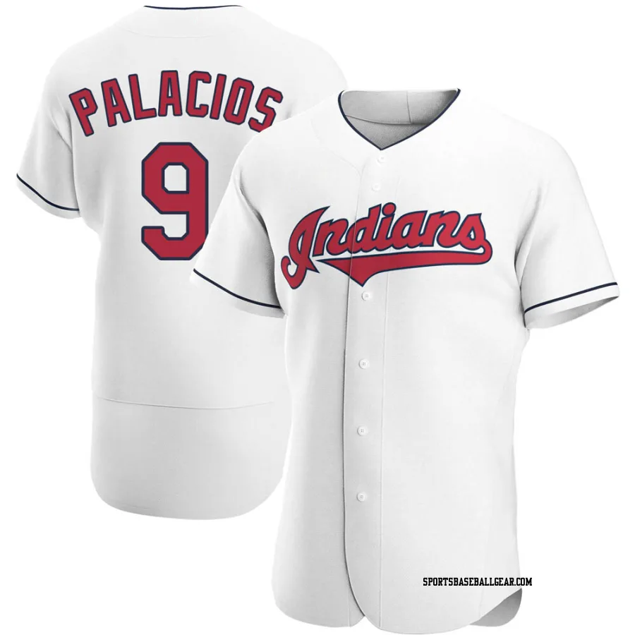 Richie Palacios Men's Cleveland Guardians White Authentic Home Jersey