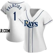 Richie Palacios Women's Tampa Bay Rays White Authentic Home Jersey