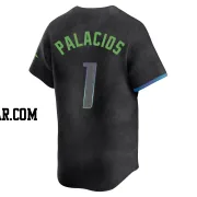 Richie Palacios Youth Tampa Bay Rays Charcoal Limited 2024 City Connect Jersey