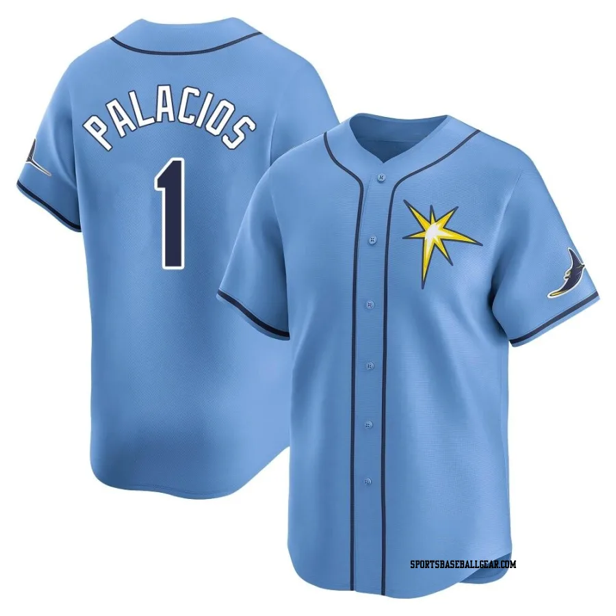 Richie Palacios Youth Tampa Bay Rays Light Blue Limited Alternate Jersey