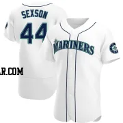 Richie Sexson Men's Seattle Mariners White Authentic Home Jersey