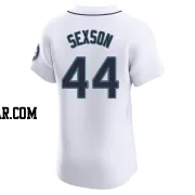 Richie Sexson Men's Seattle Mariners White Elite Home Jersey