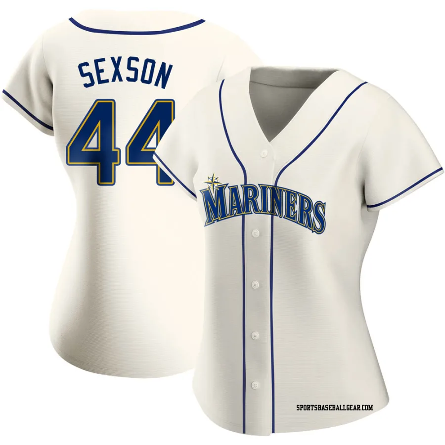 Richie Sexson Women's Seattle Mariners Cream Authentic Alternate Jersey