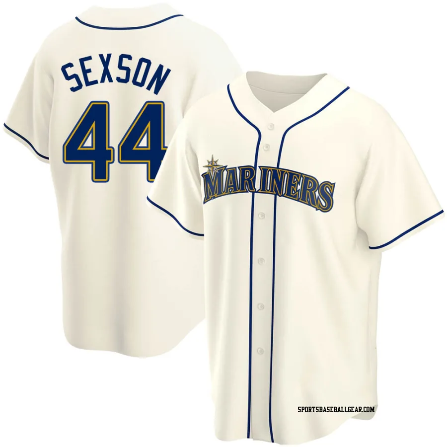 Richie Sexson Youth Seattle Mariners Cream Replica Alternate Jersey