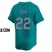 Richie Zisk Men's Seattle Mariners Aqua Limited Alternate Jersey