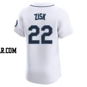 Richie Zisk Men's Seattle Mariners White Elite Home Jersey