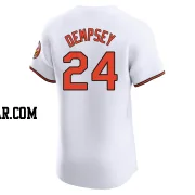 Rick Dempsey Men's Baltimore Orioles White Elite Home Jersey