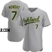 Rick Monday Men's Oakland Athletics Gray Authentic Road Jersey