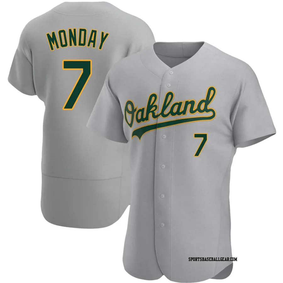 Rick Monday Men's Oakland Athletics Gray Authentic Road Jersey