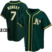 Rick Monday Men's Oakland Athletics Green Replica Alternate Jersey