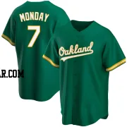 Rick Monday Men's Oakland Athletics Green Replica Kelly Alternate Jersey