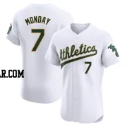 Rick Monday Men's Oakland Athletics White Elite Home Jersey