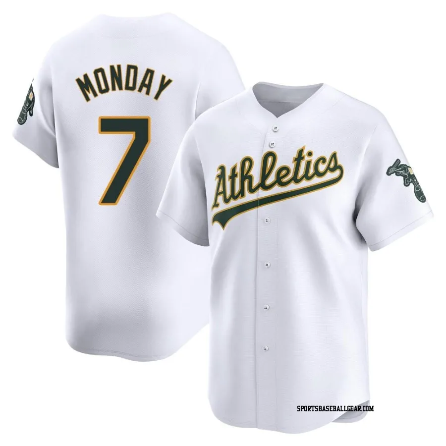 Rick Monday Men's Oakland Athletics White Limited Home Jersey