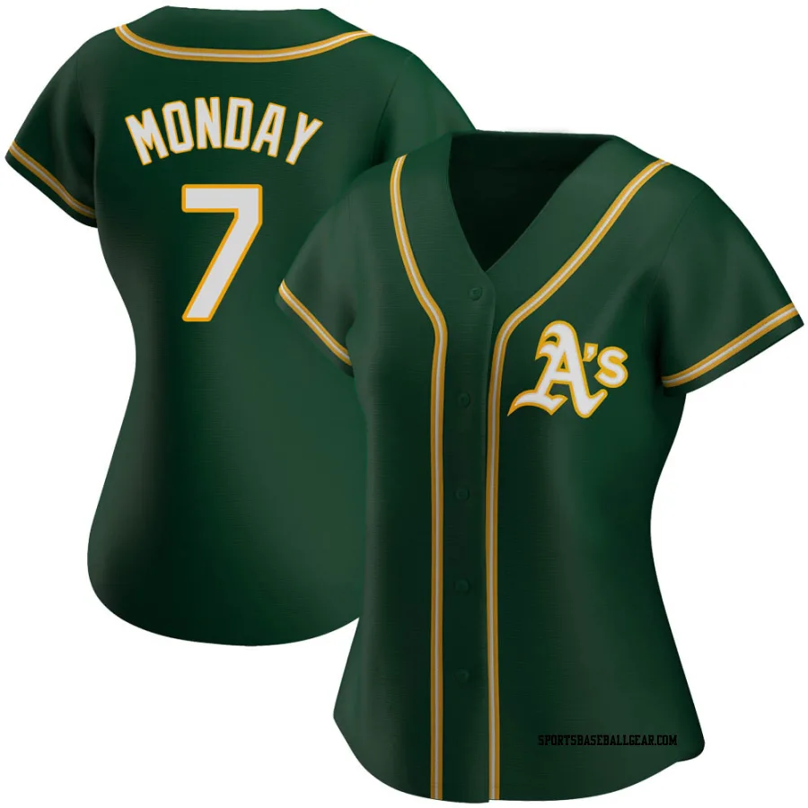 Rick Monday Women's Oakland Athletics Green Replica Alternate Jersey