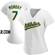 Rick Monday Women's Oakland Athletics White Authentic Home Jersey