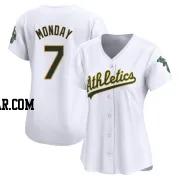 Rick Monday Women's Oakland Athletics White Limited Home Jersey