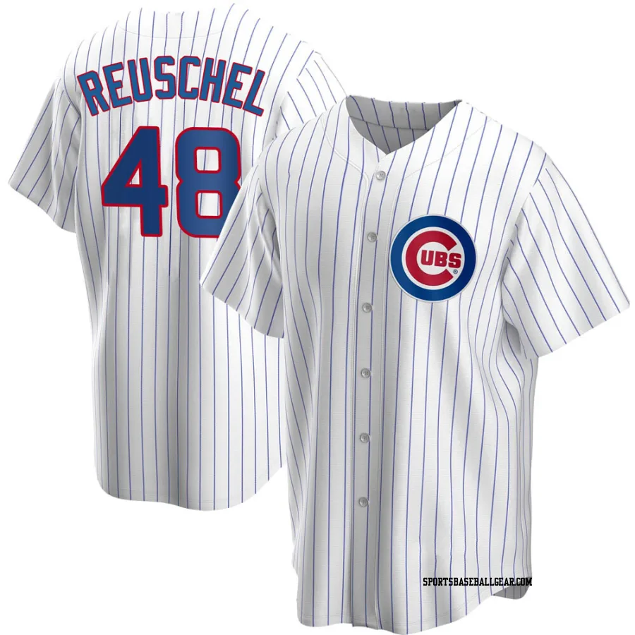 Rick Reuschel Youth Chicago Cubs White Replica Home Jersey