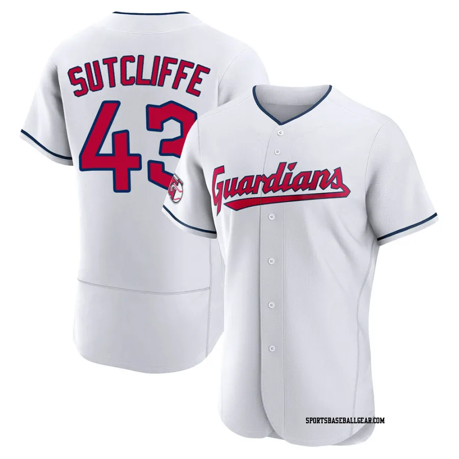 Rick Sutcliffe Men's Cleveland Guardians White Authentic Home Jersey