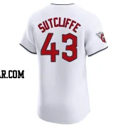 Rick Sutcliffe Men's Cleveland Guardians White Elite Home Jersey