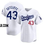 Rick Sutcliffe Men's Los Angeles Dodgers White Limited Home Jersey