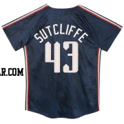 Rick Sutcliffe Toddler Cleveland Guardians Navy Limited Preschool & 2024 City Connect Jersey