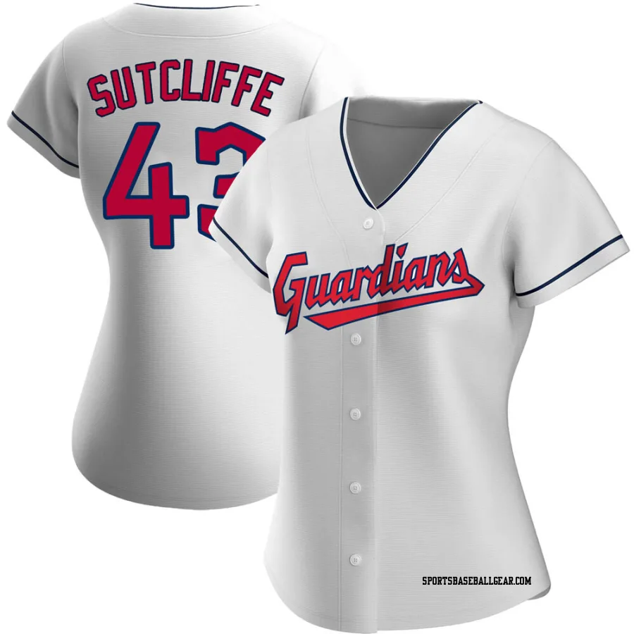 Rick Sutcliffe Women's Cleveland Guardians White Authentic Home Jersey