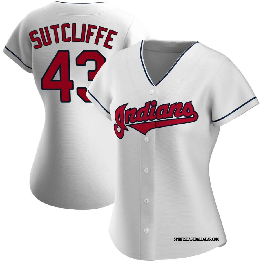 Rick Sutcliffe Women's Cleveland Guardians White Authentic Home Jersey