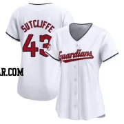 Rick Sutcliffe Women's Cleveland Guardians White Limited Home Jersey