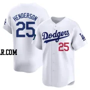 Rickey Henderson Youth Los Angeles Dodgers White Limited 2024 World Tour Seoul Series Home Jersey