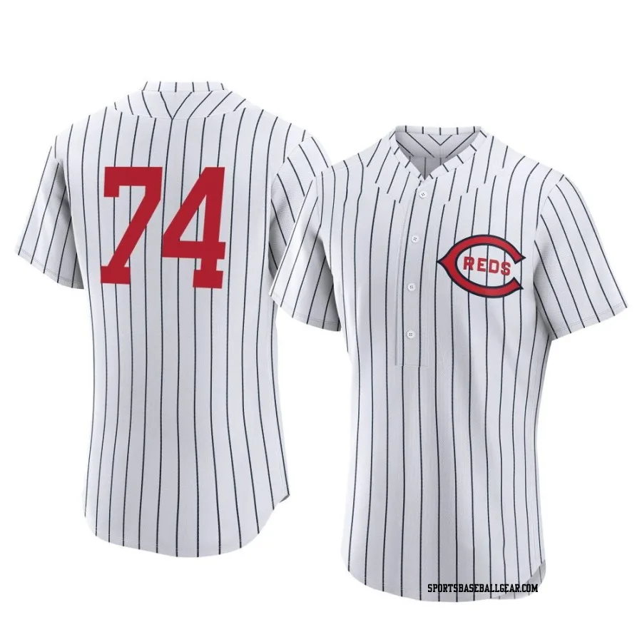 Ricky Karcher Men's Cincinnati Reds White Authentic 2022 Field Of Dreams Jersey