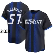 Ricky Vanasco Men's Detroit Tigers Blue Limited 2024 City Connect Jersey