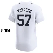 Ricky Vanasco Men's Detroit Tigers White Elite Home Jersey