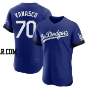 Ricky Vanasco Men's Los Angeles Dodgers Royal Authentic 2021 City Connect Jersey