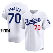 Ricky Vanasco Men's Los Angeles Dodgers White Limited Home Jersey