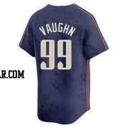 Ricky Vaughn Men's Cleveland Guardians Navy Limited 2024 City Connect Jersey