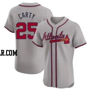 Rico Carty Men's Atlanta Braves Gray Elite Road Jersey