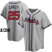 Rico Carty Men's Atlanta Braves Gray Replica Road Jersey