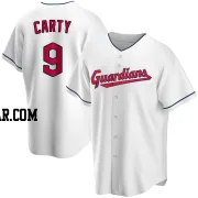 Rico Carty Men's Cleveland Guardians White Replica Home Jersey