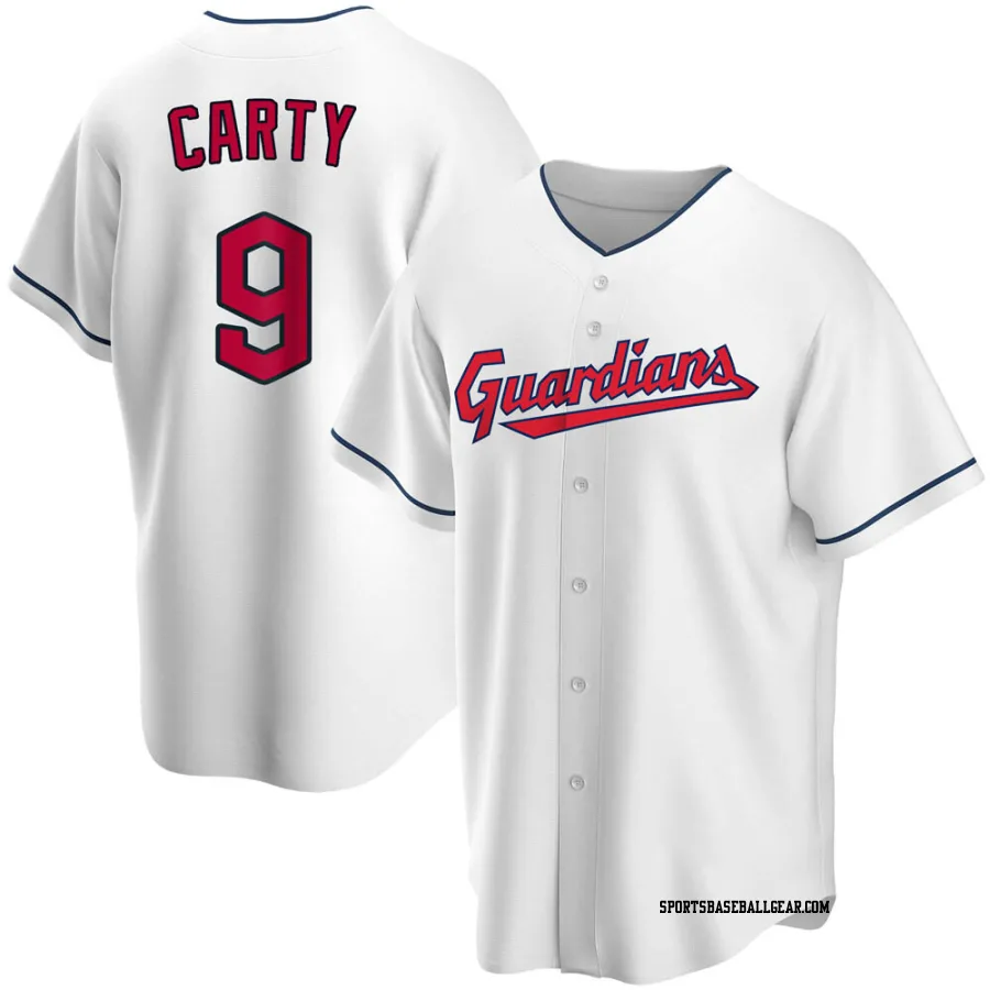 Rico Carty Men's Cleveland Guardians White Replica Home Jersey