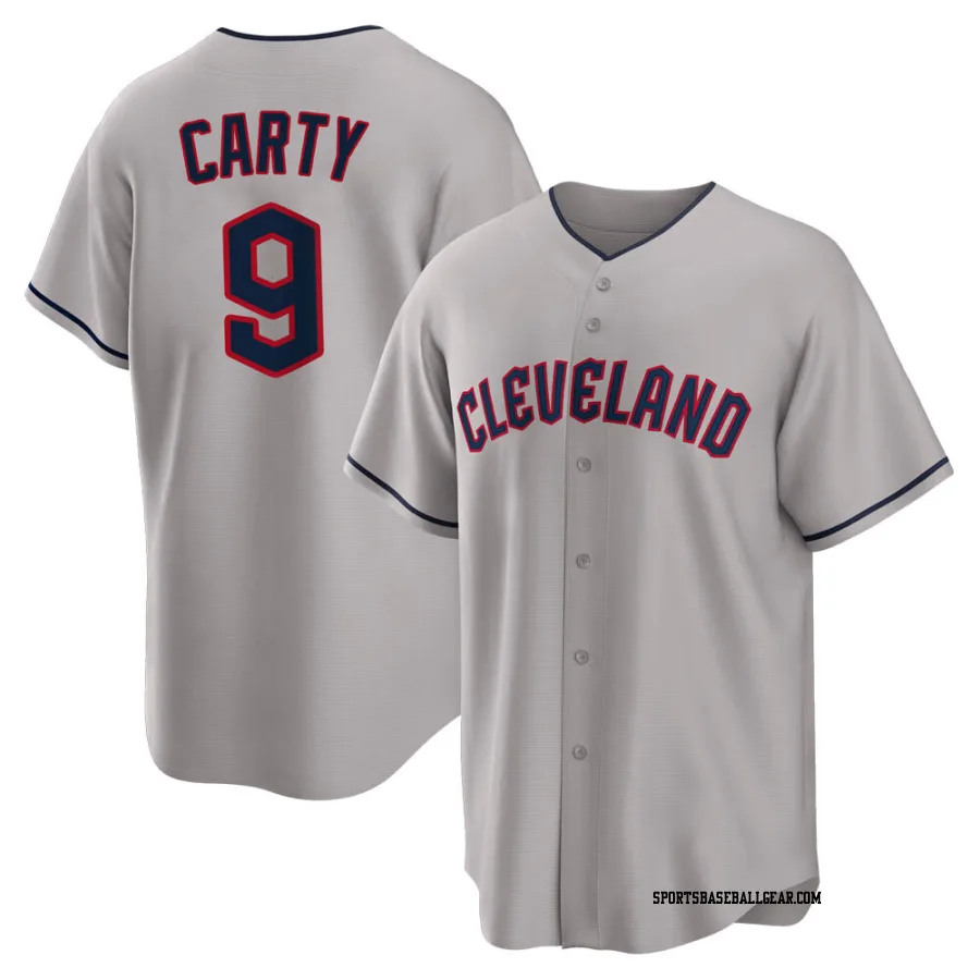 Rico Carty Youth Cleveland Guardians Gray Replica Road Jersey